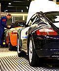 Endmontage von Boxster und Cayman bei Valmet Automotive.